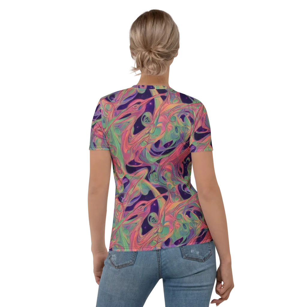 Dreamwarp on Women's Crew Neck T-Shirt — Back