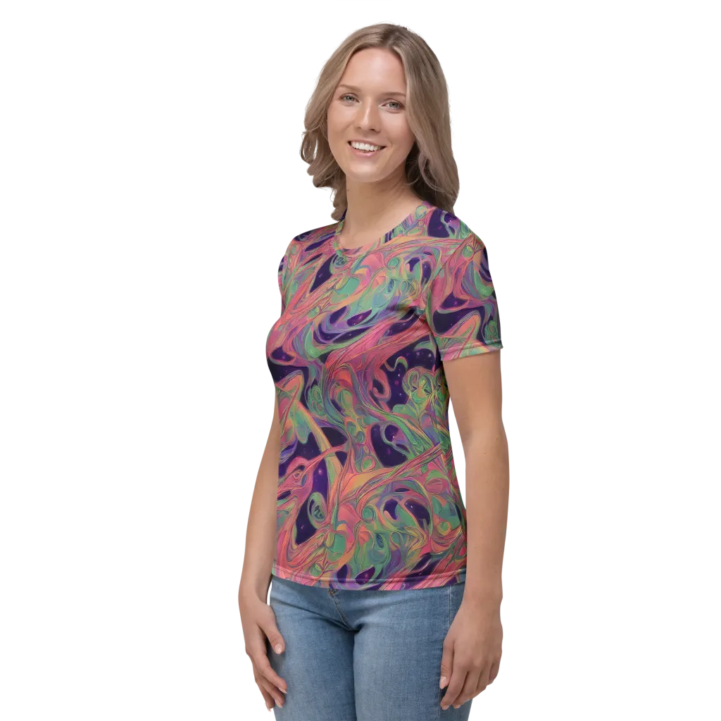 Dreamwarp on Women's Crew Neck T-Shirt — Left
