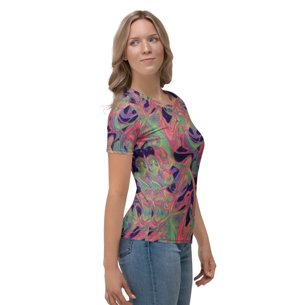 Dreamwarp on Women's Crew Neck T-Shirt — Right