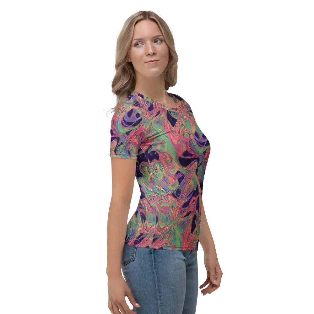 Dreamwarp on Women's Crew Neck T-Shirt — Right