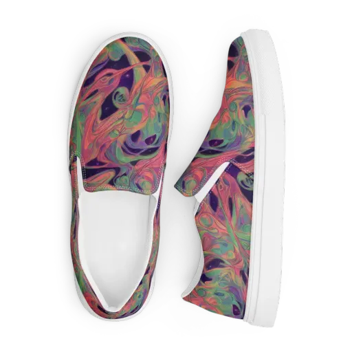 Dreamwarp on a Men's Slip-On Canvas Shoes