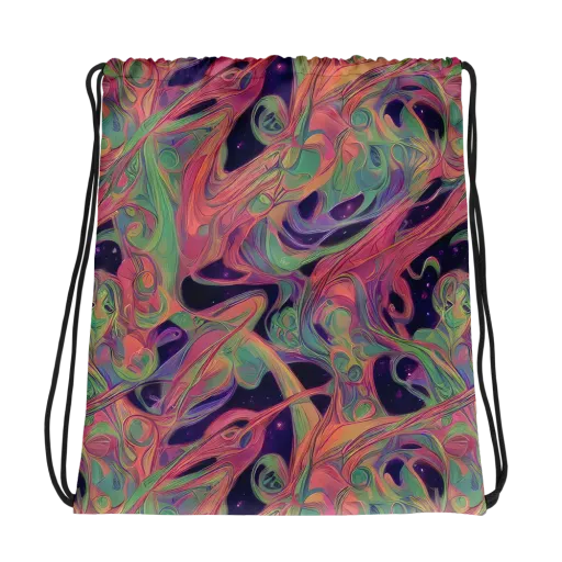 Dreamwarp on a Drawstring Bag