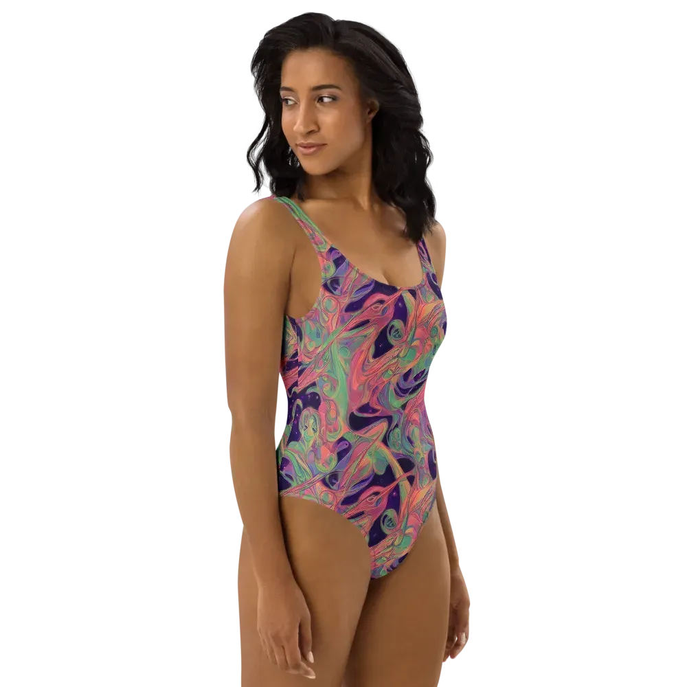 Dreamwarp on One-Piece Swimsuit — Right