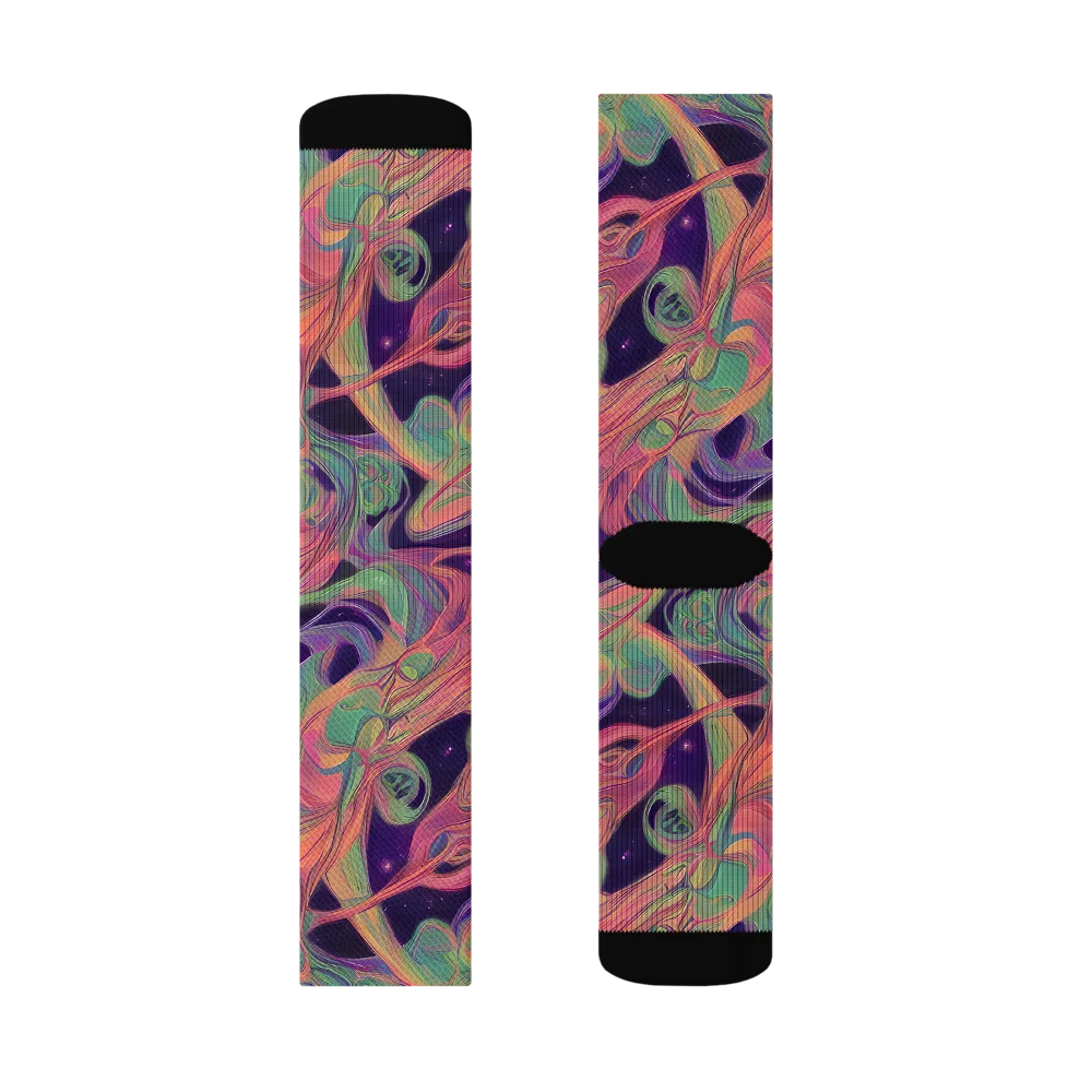 Dreamwarp on Socks — Left Sock