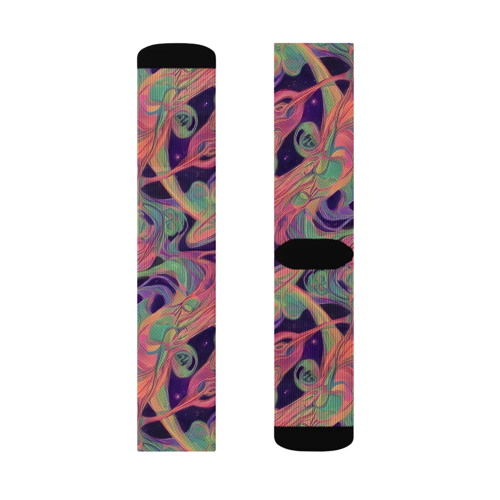 Dreamwarp on Socks — Right Sock