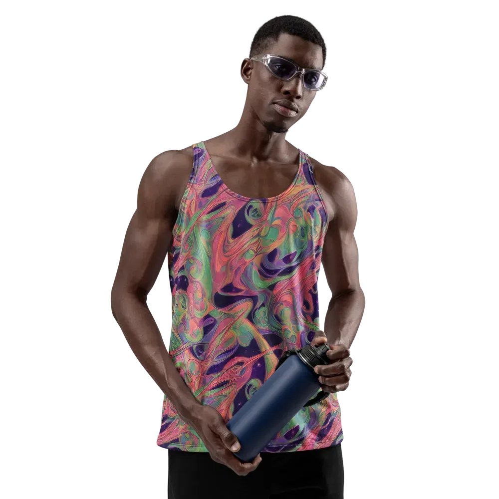 Dreamwarp on Men's Tank Top — Front