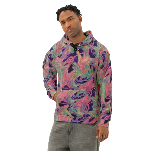 Dreamwarp on a Cotton Hoodie