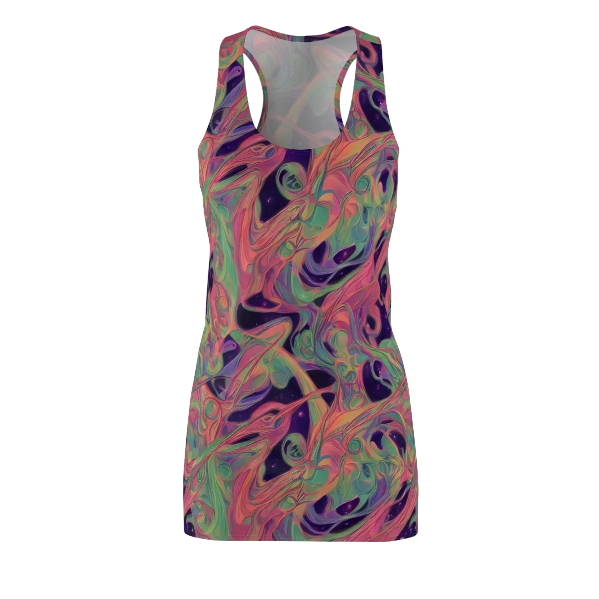 Dreamwarp on Racerback Dress — Front