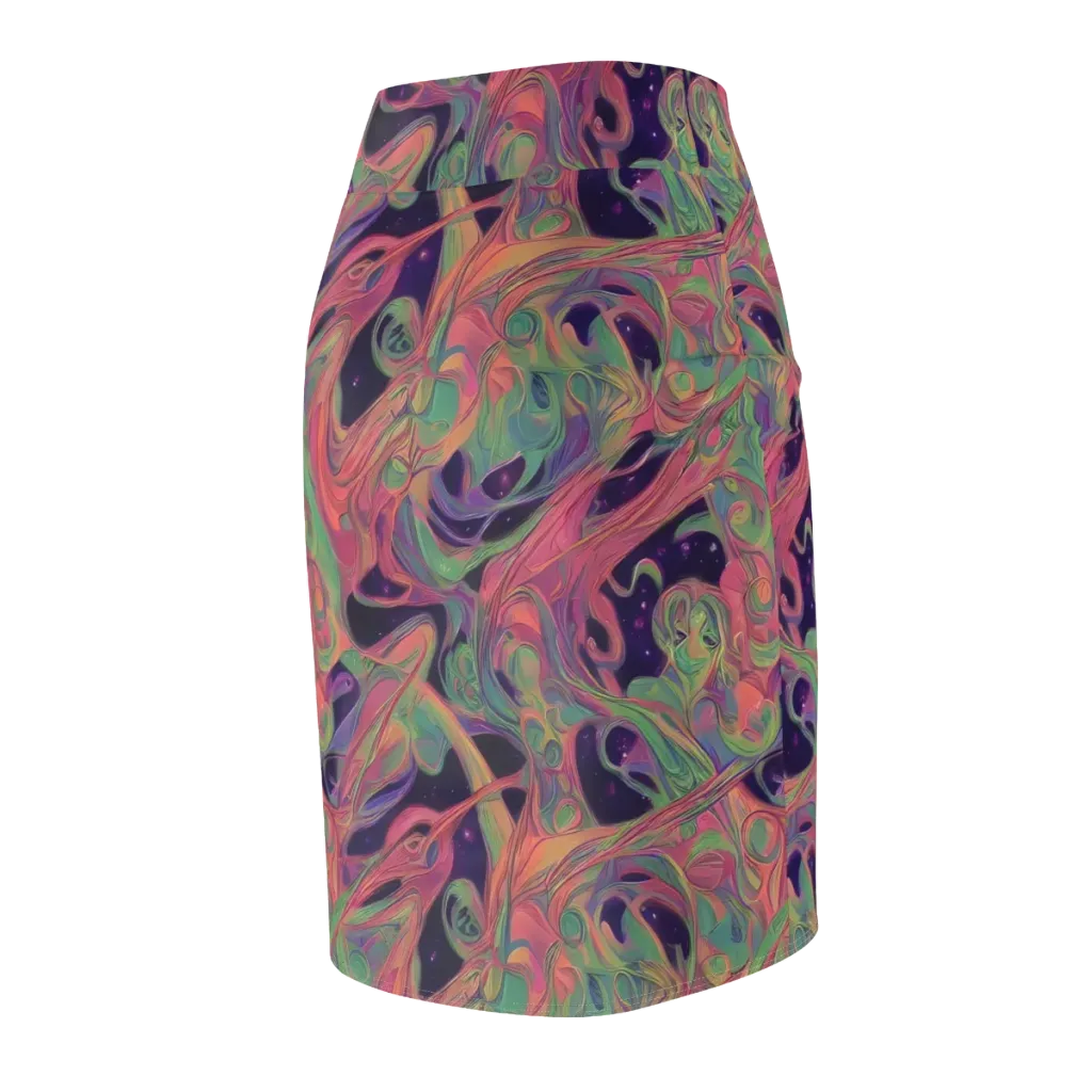 Dreamwarp on Pencil Skirt — Back Side