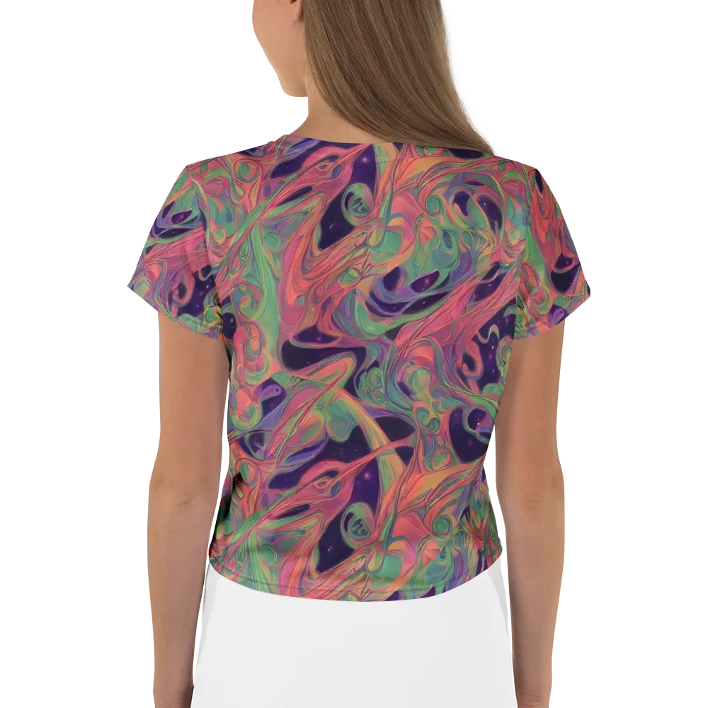 Dreamwarp on Crop Tee — Back