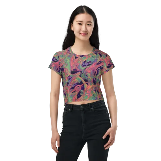Dreamwarp on a Crop Tee