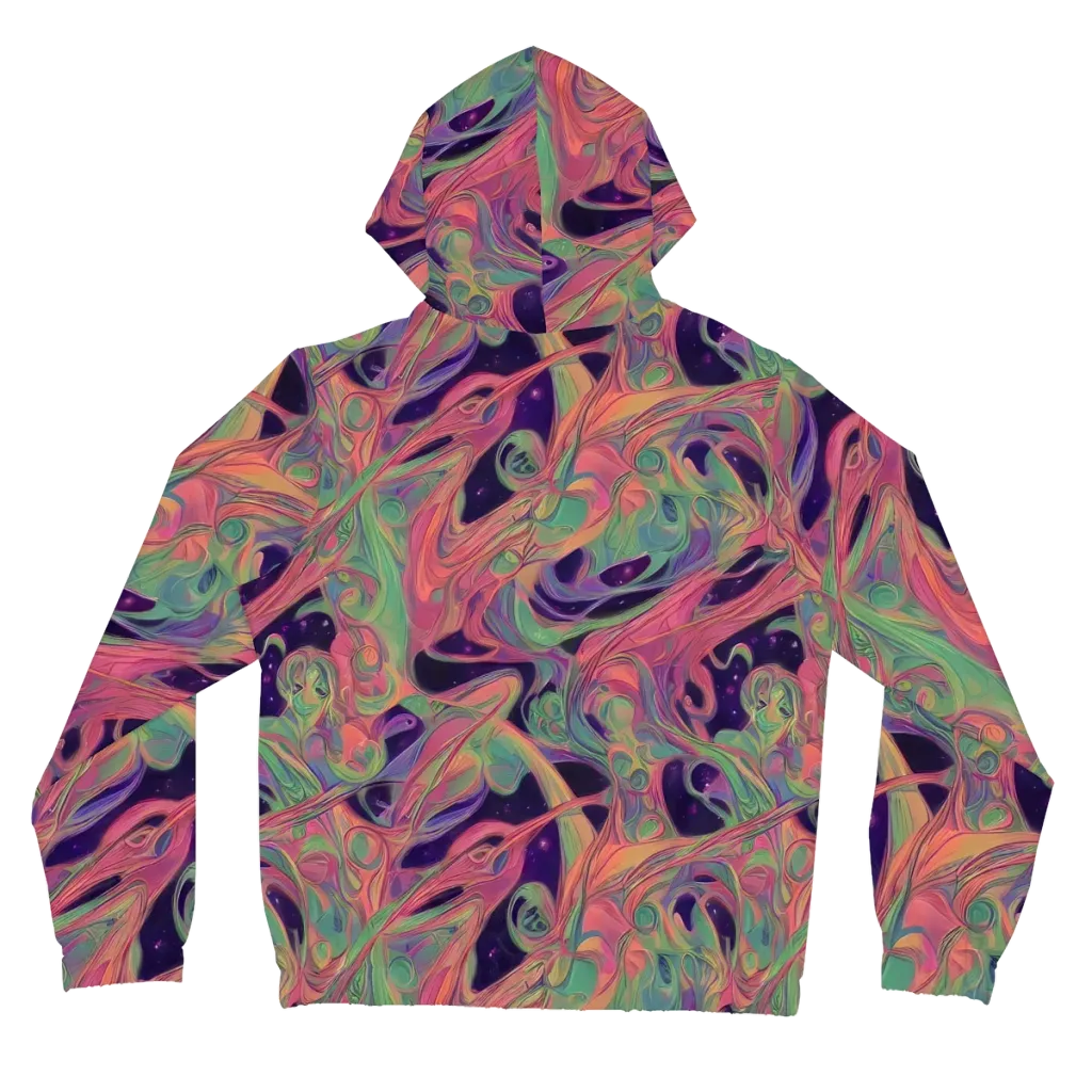 Dreamwarp on Women's Full-Zip Hoodie — Back