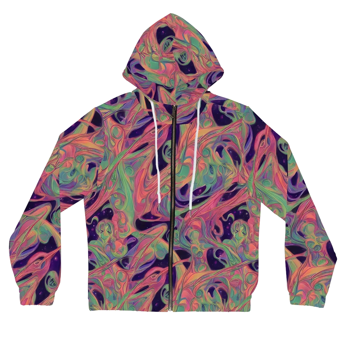Dreamwarp on Women's Full-Zip Hoodie — Front