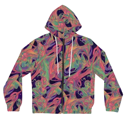 Dreamwarp on a Women's Full-Zip Hoodie