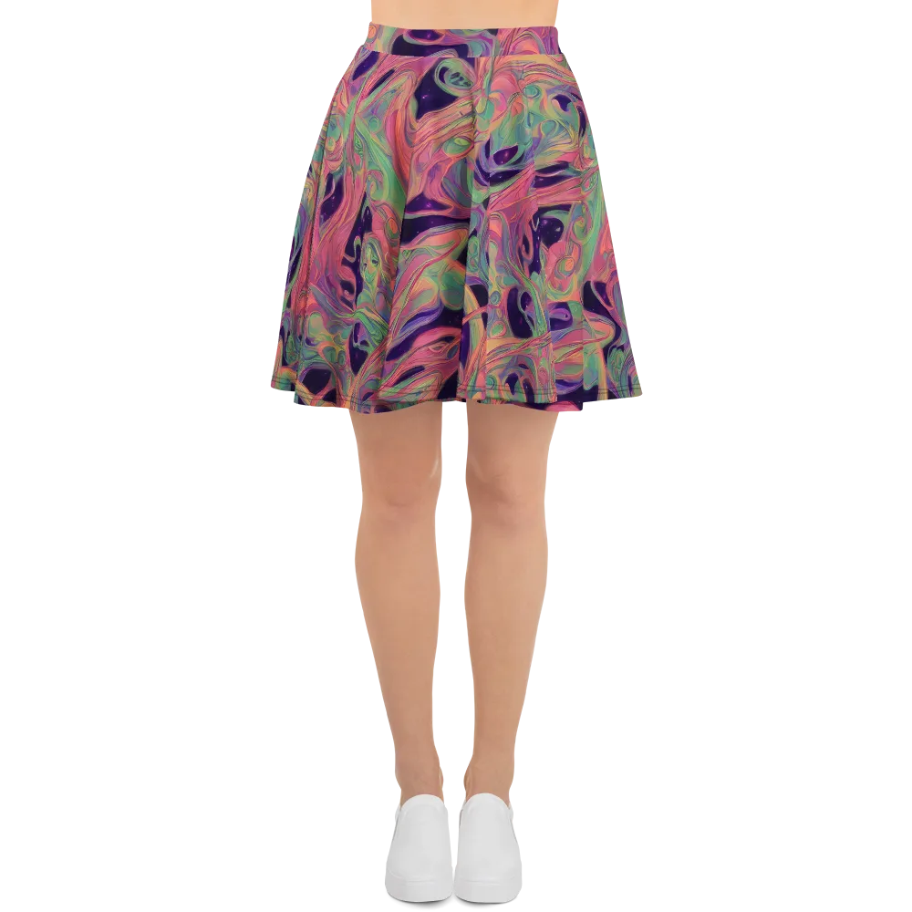 Dreamwarp on Skater Skirt — Front