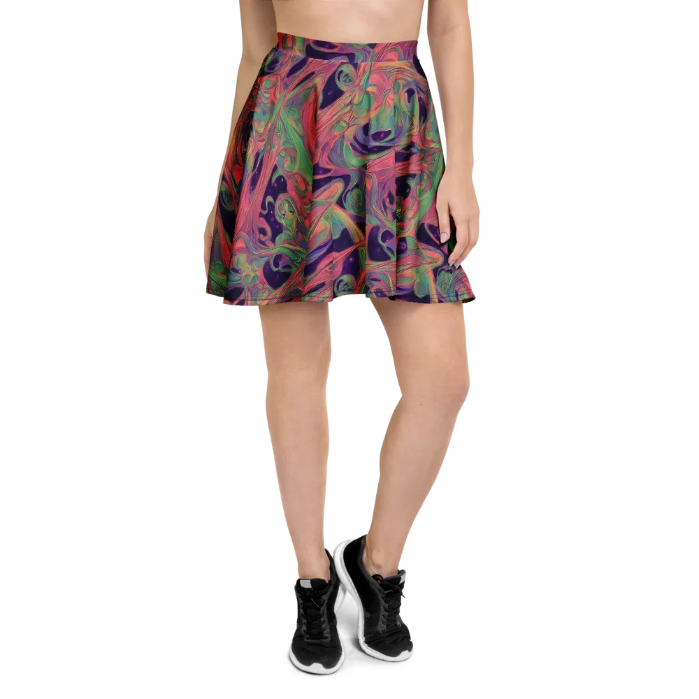 Dreamwarp on Skater Skirt — Front
