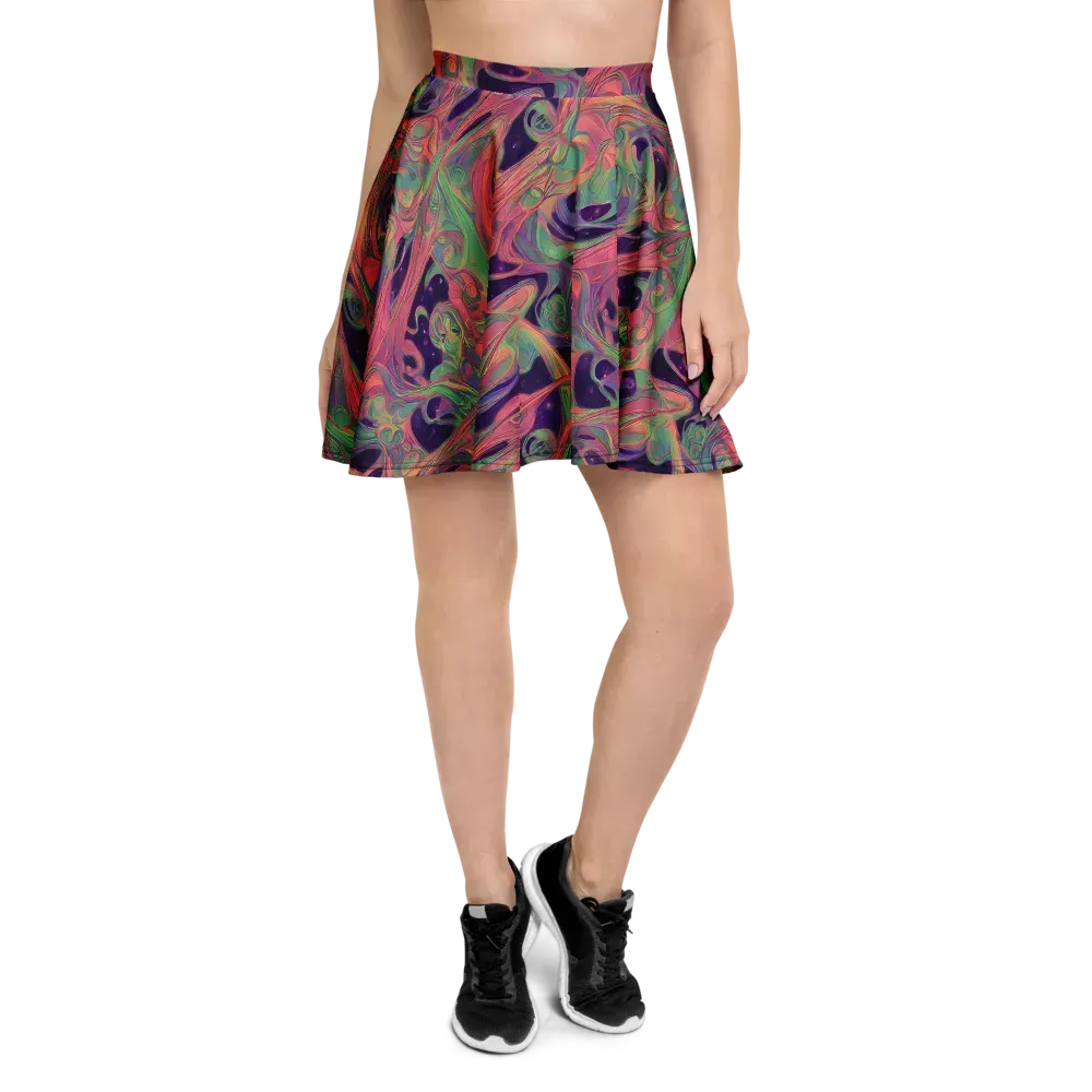 Dreamwarp on Skater Skirt — Front
