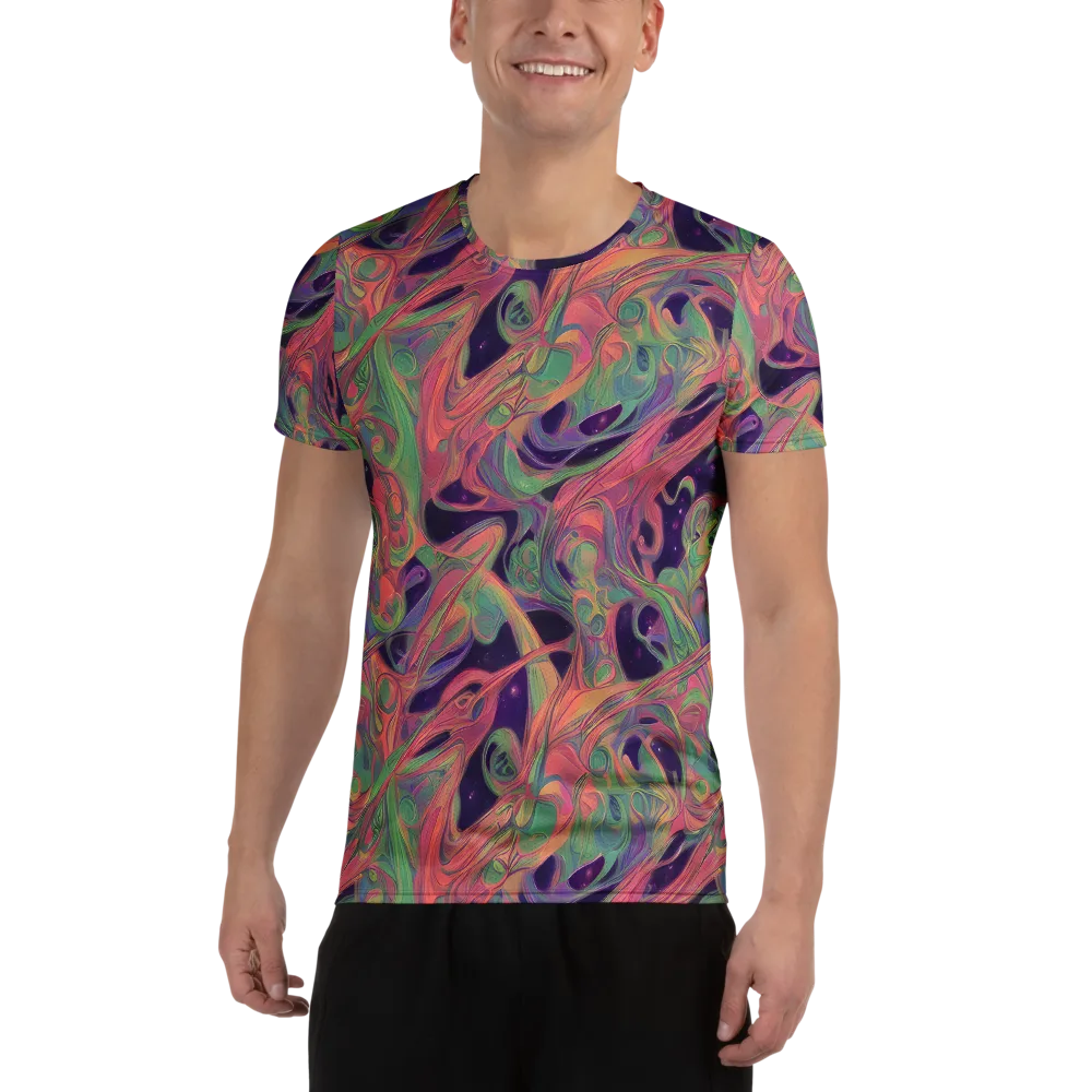 Dreamwarp on Men's Athletic T-Shirt — Front
