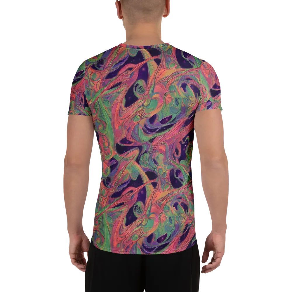 Dreamwarp on Men's Athletic T-Shirt — Back