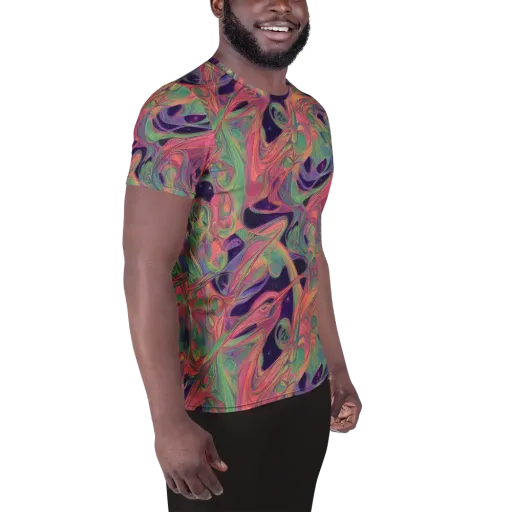 Dreamwarp on a Men's Athletic T-Shirt