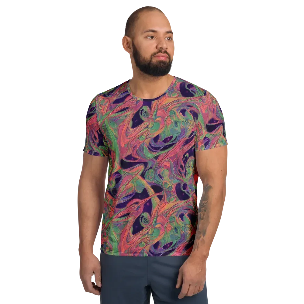 Dreamwarp on Men's Athletic T-Shirt — Front
