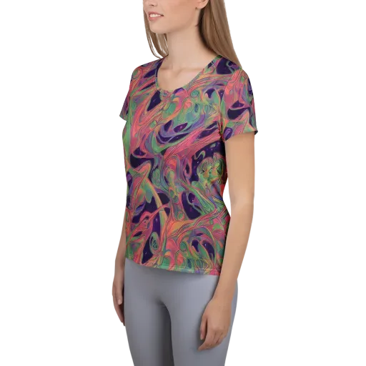 Dreamwarp on a Women's Athletic T-Shirt