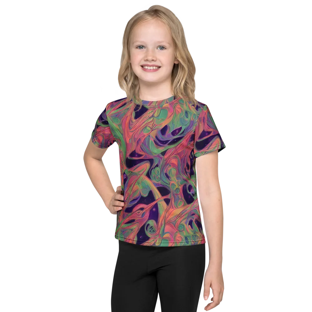 Dreamwarp on Kids Crew Neck T-Shirt — Front