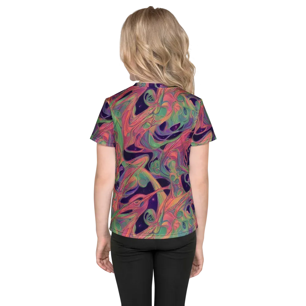 Dreamwarp on Kids Crew Neck T-Shirt — Back