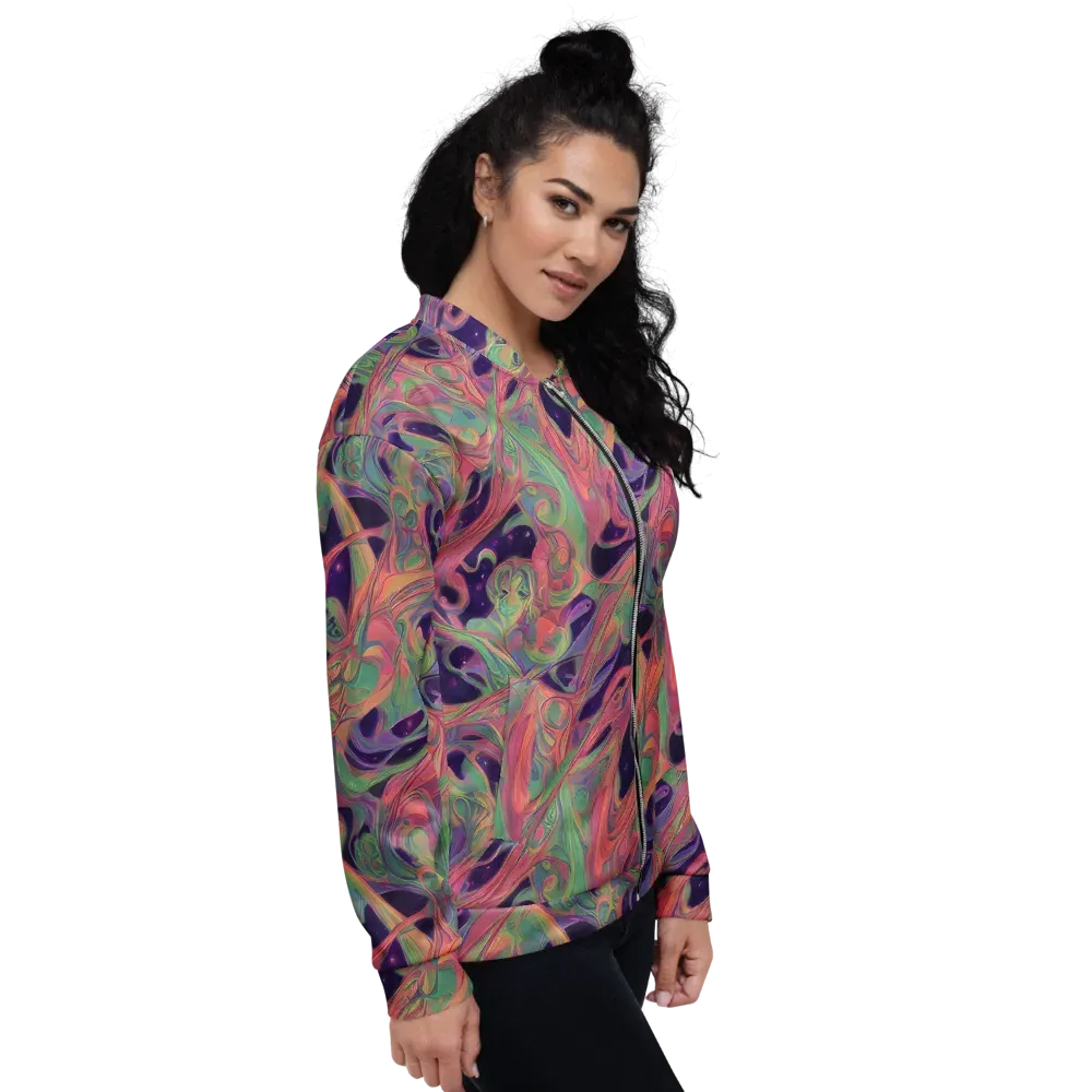 Dreamwarp on Bomber Jacket — Right