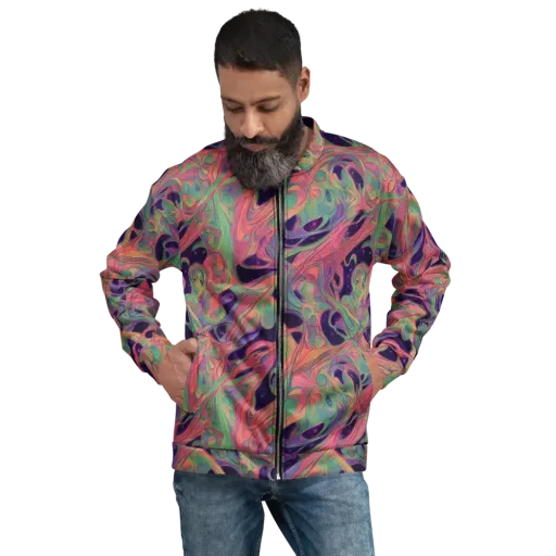 Dreamwarp on a Bomber Jacket