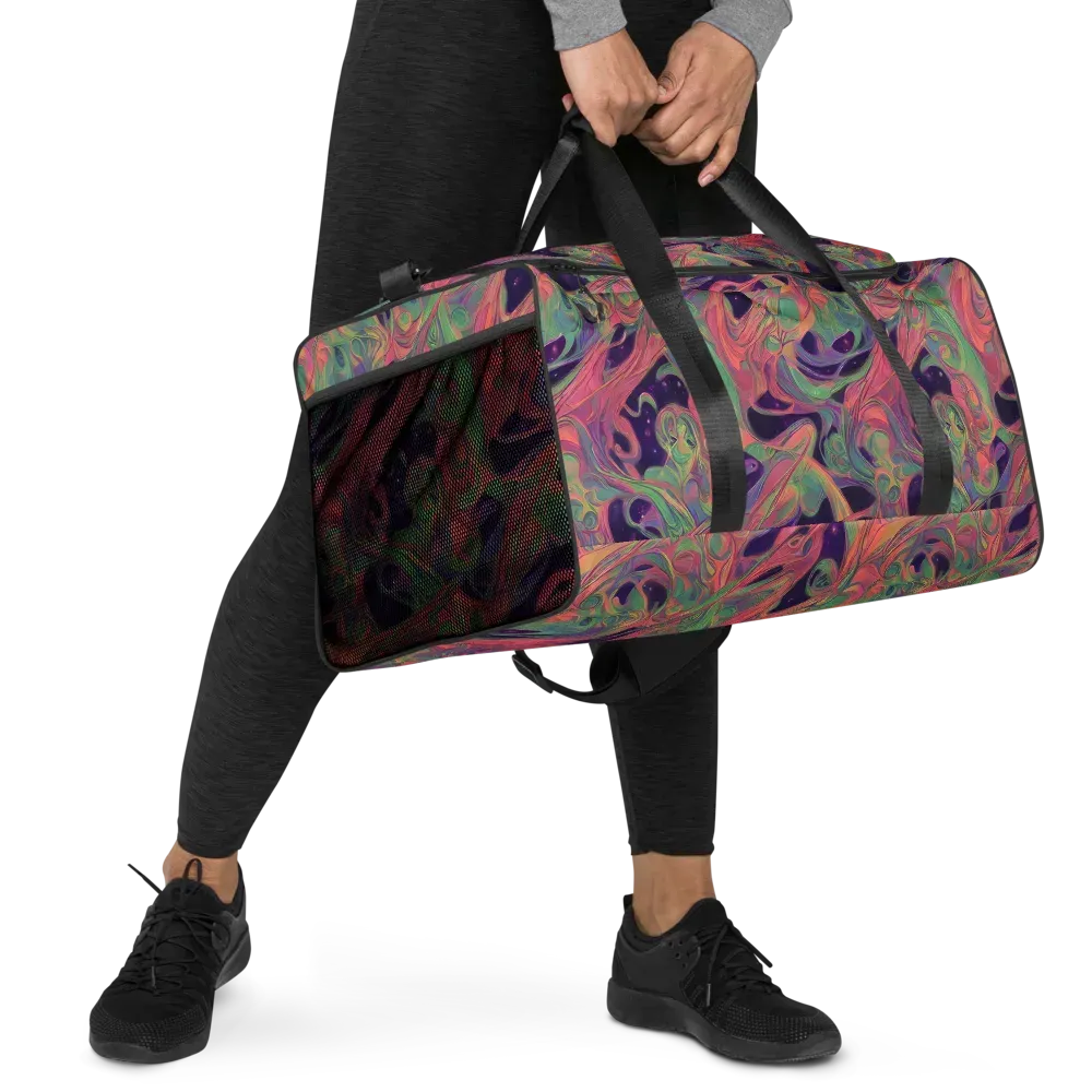 Dreamwarp on Duffle Bag — Right Front