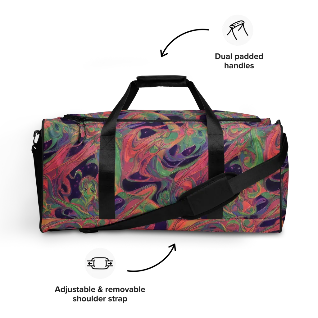 Dreamwarp on Duffle Bag — Front