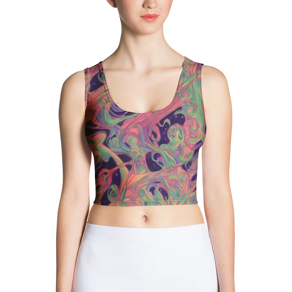 Dreamwarp on Crop Top — Front