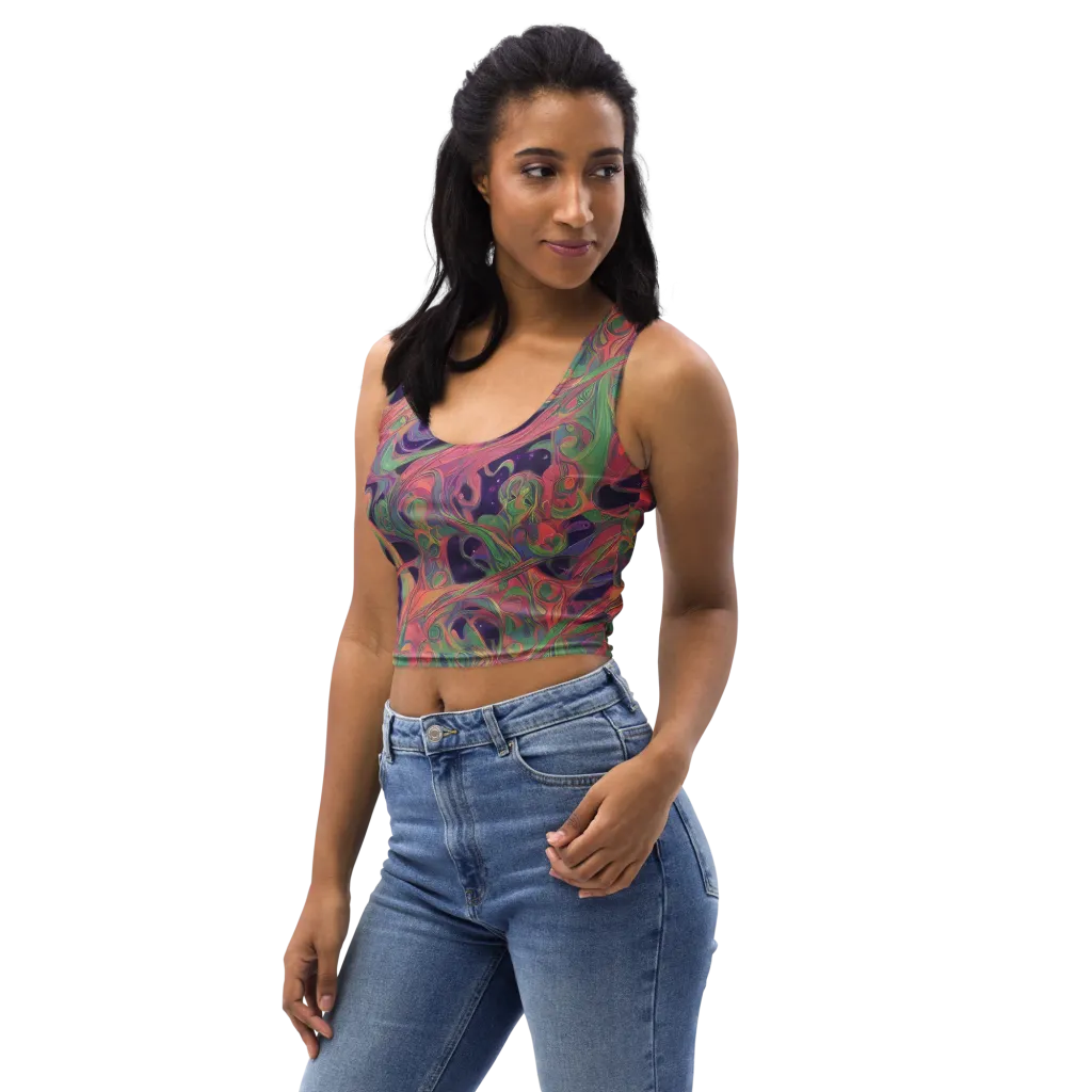 Dreamwarp on Crop Top — Left Front