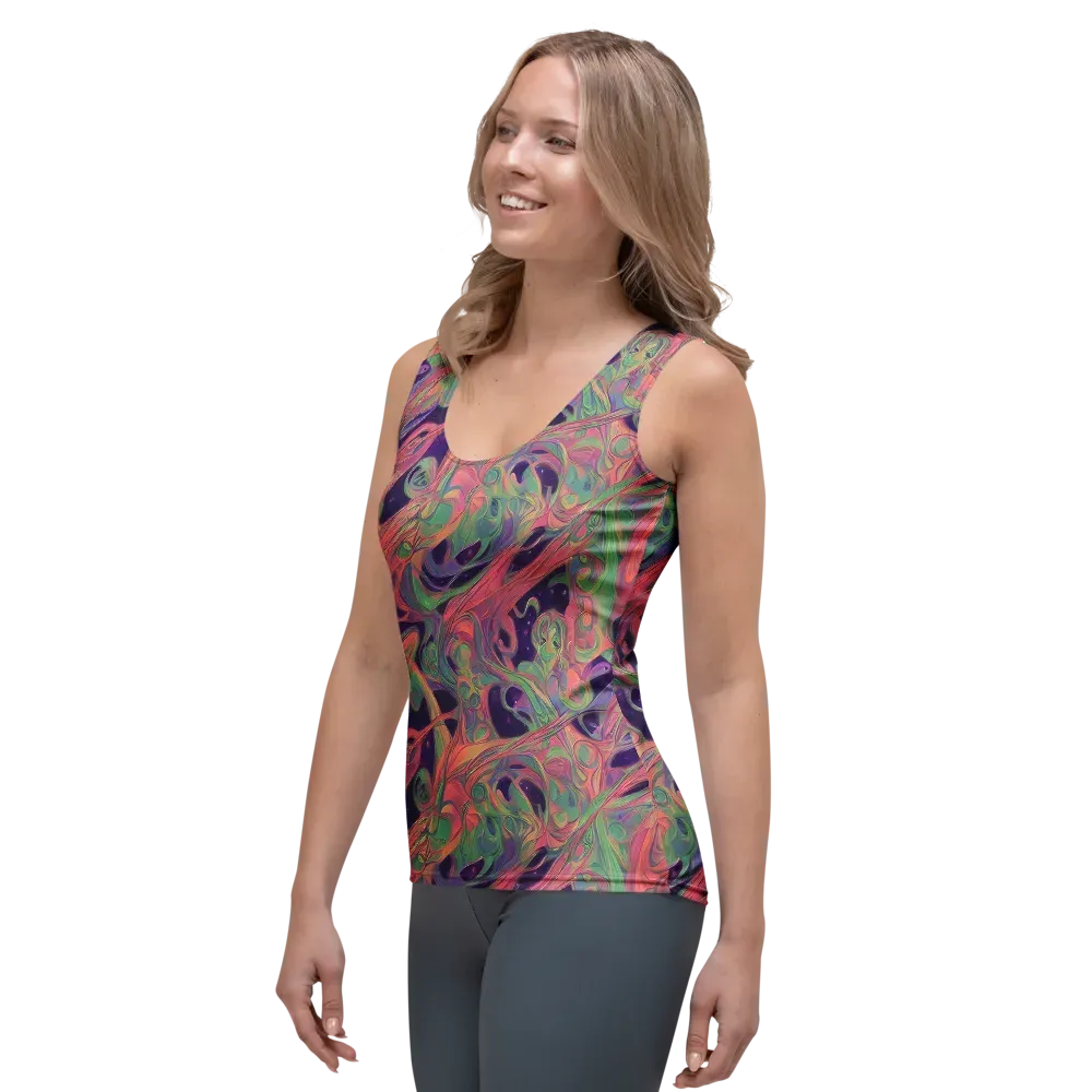 Dreamwarp on Women's Tank Top — Left Front