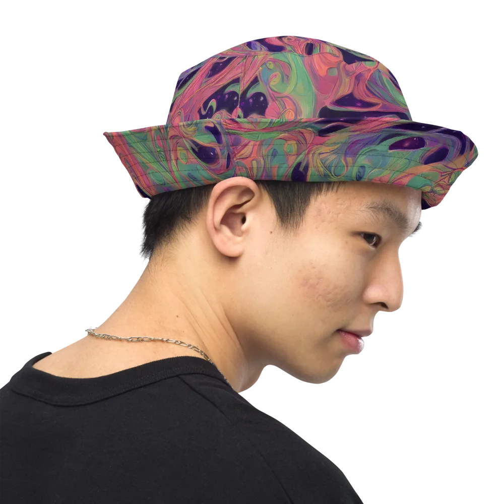 Dreamwarp on Reversible Bucket Hat — Right Outside