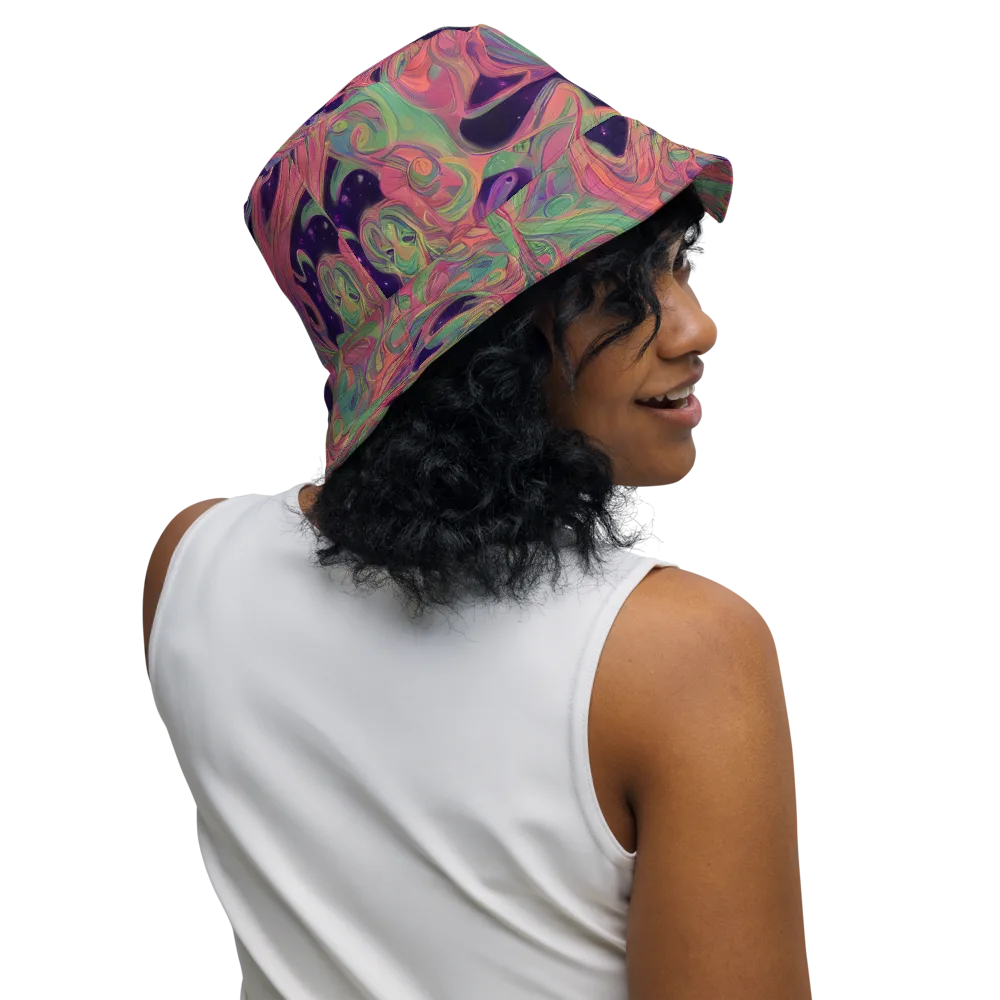 Dreamwarp on Reversible Bucket Hat — Right Outside