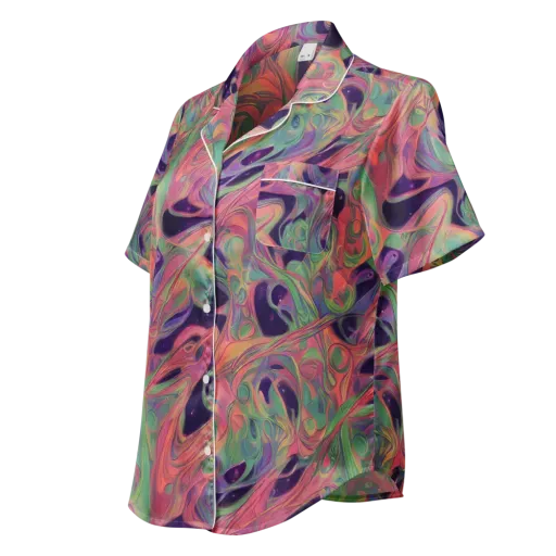 Dreamwarp on a Women's Short Sleeve Pajama Top