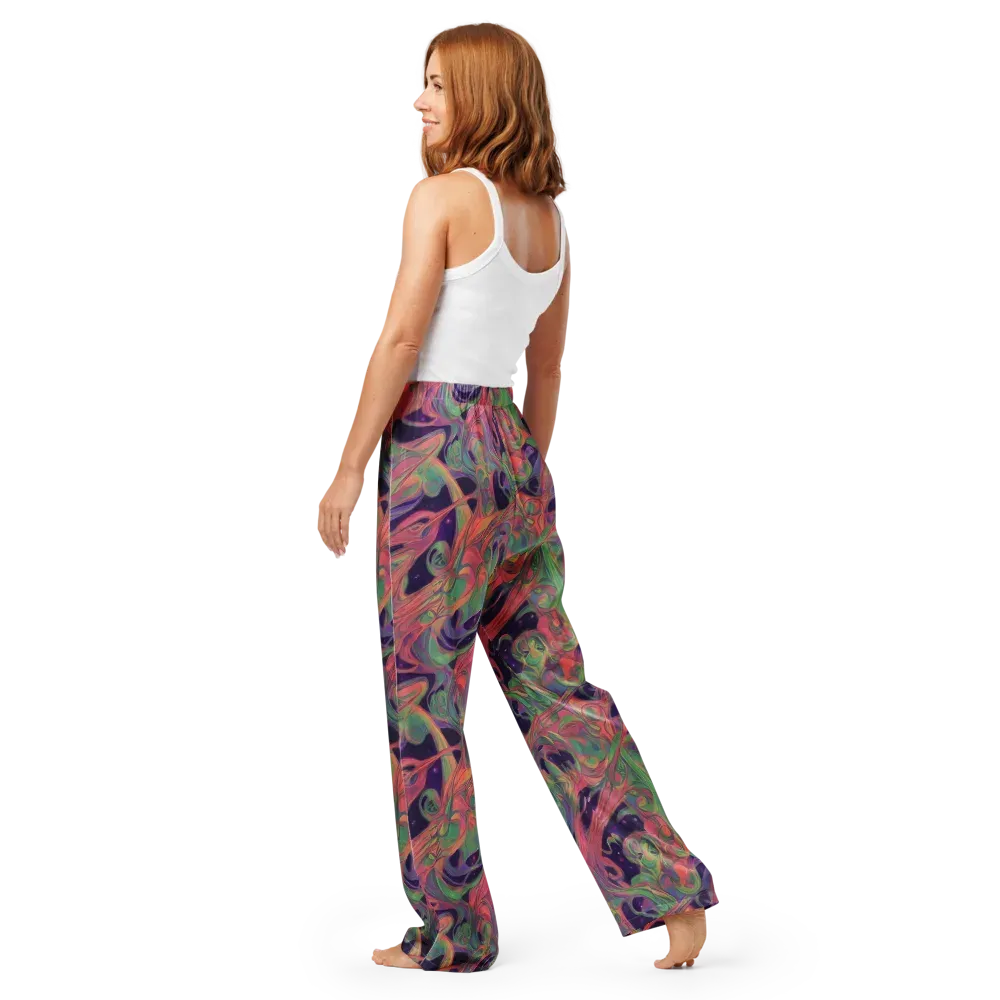 Dreamwarp on Women's Pajama Pants — Back