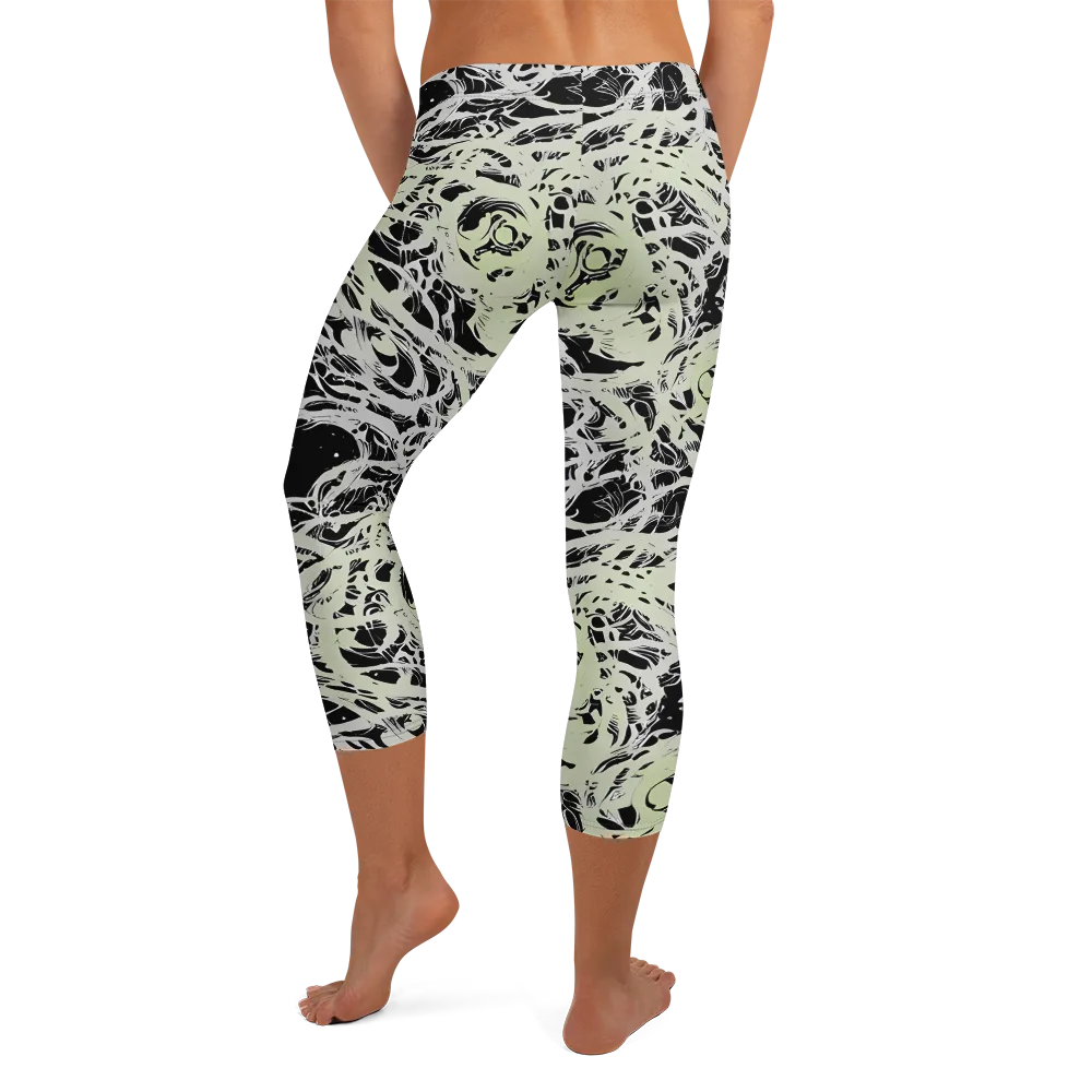 Fossil Current on Capri Leggings — Back