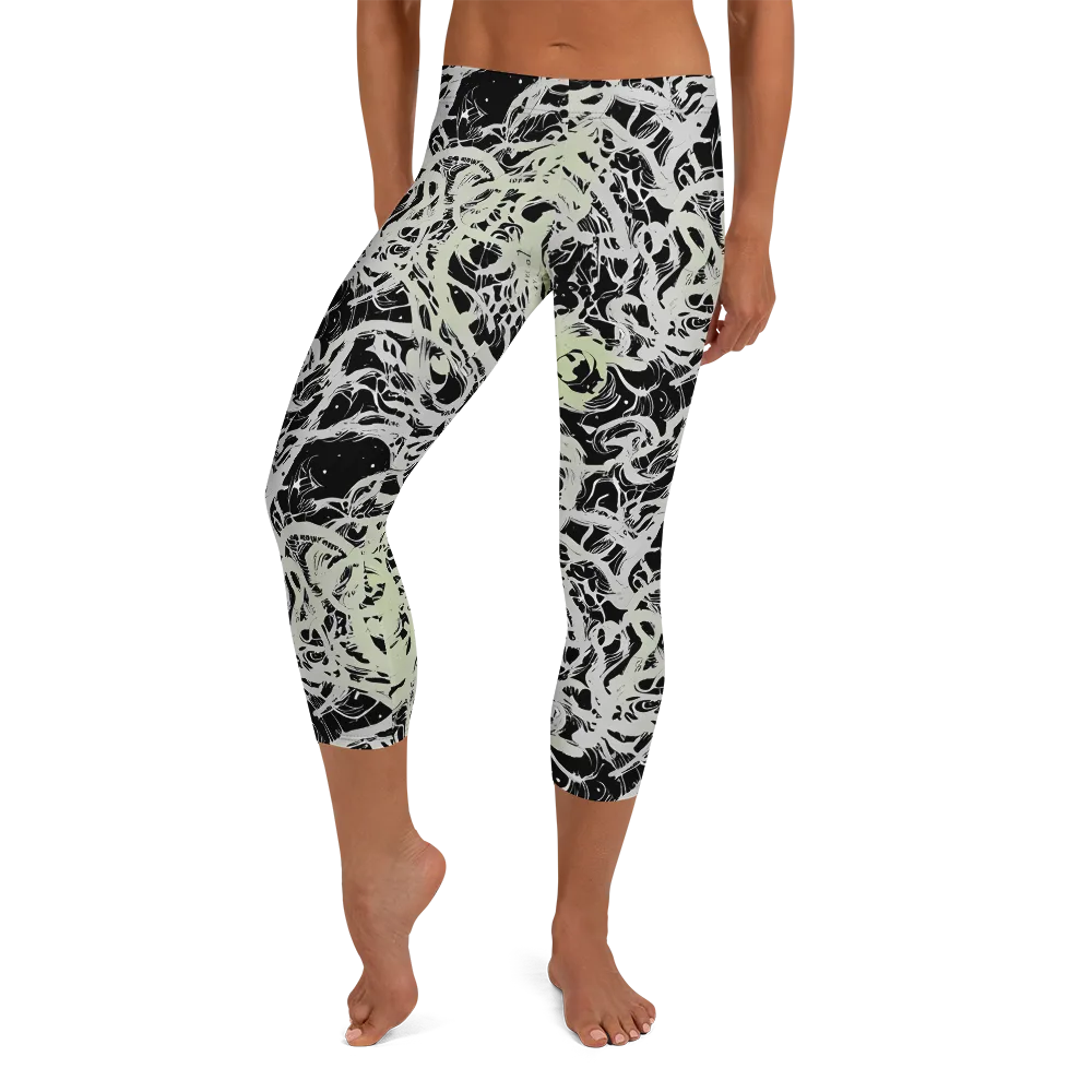 Fossil Current on Capri Leggings — Front