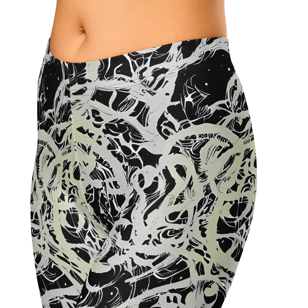 Fossil Current on Capri Leggings — Zoomed-in