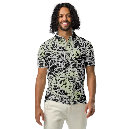 Fossil Current on a Men's Slim Fit Polo Shirt