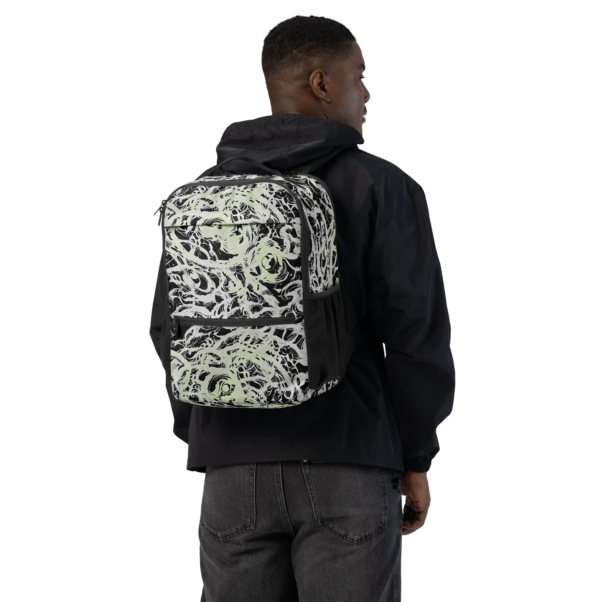 Fossil Current on Utility Backpack — Back