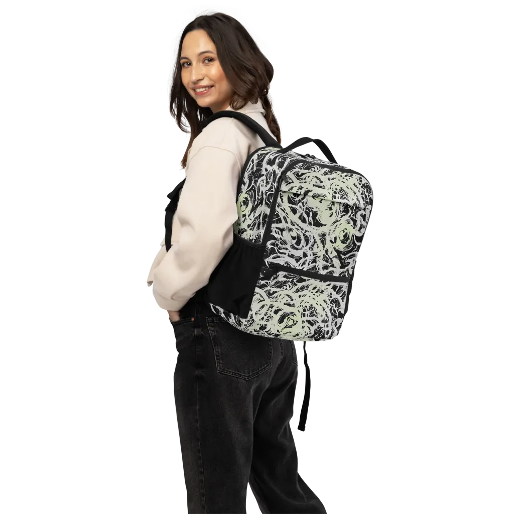 Fossil Current on Utility Backpack — Back