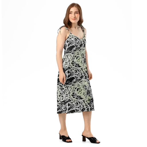 Fossil Current on a Slip Dress