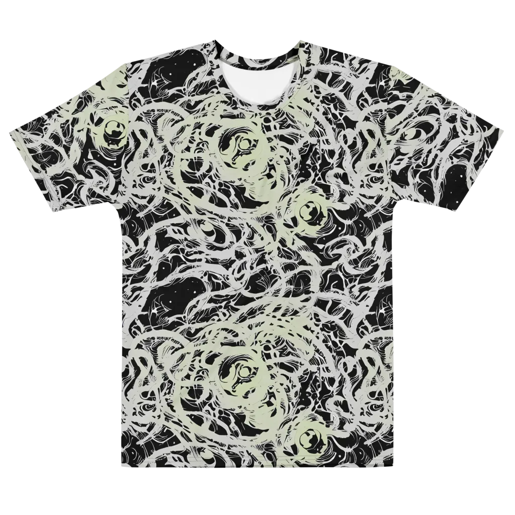 Fossil Current on Men's Cotton Crew Neck T-Shirt — Front