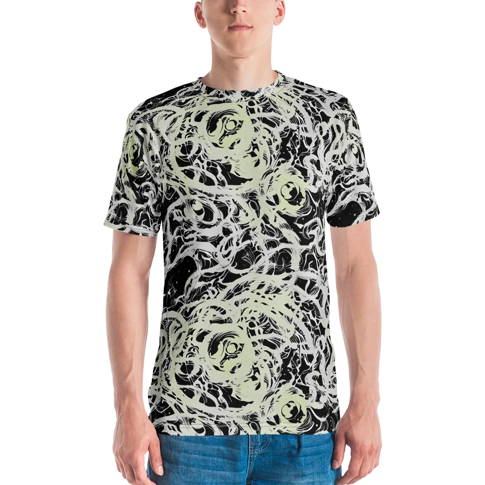 Fossil Current on Men's Crew Neck T-Shirt — Front