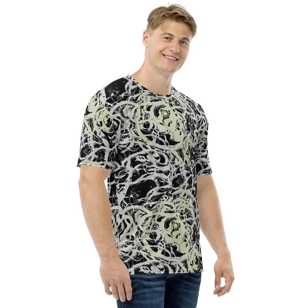 Fossil Current on Men's Crew Neck T-Shirt — Right