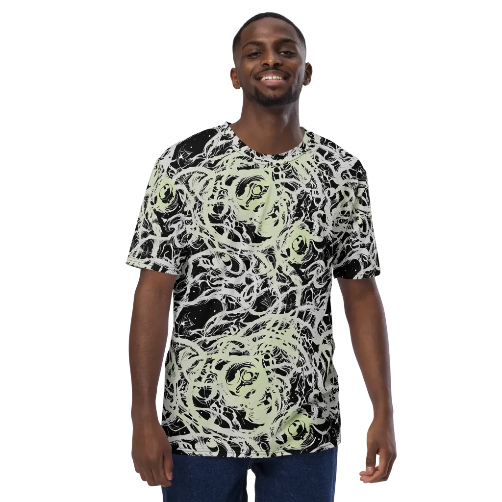 Fossil Current on Men's Crew Neck T-Shirt — Front